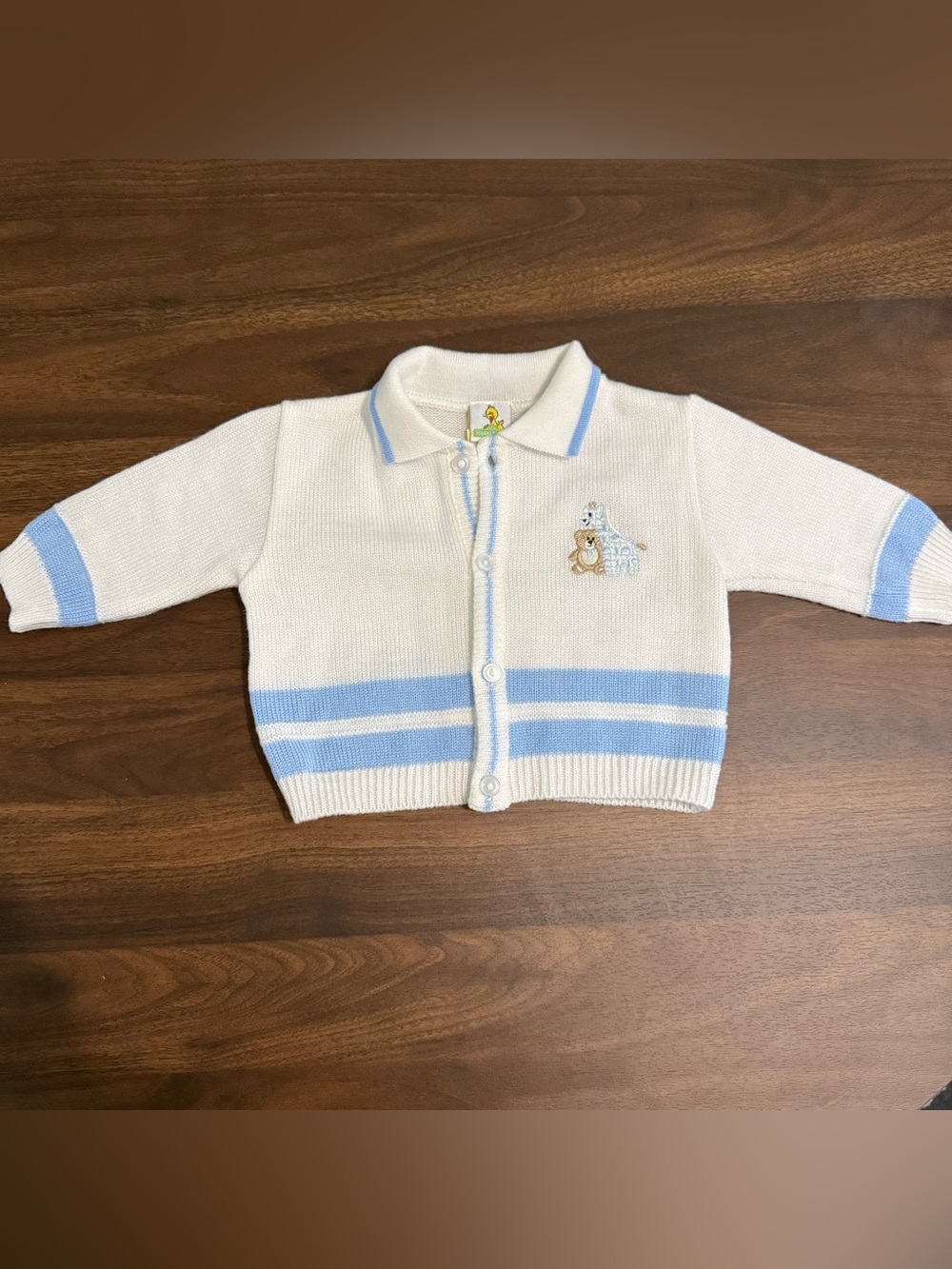 Baby boy vintage Sesame Street cardigan